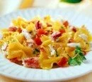 1 farfalle met krab